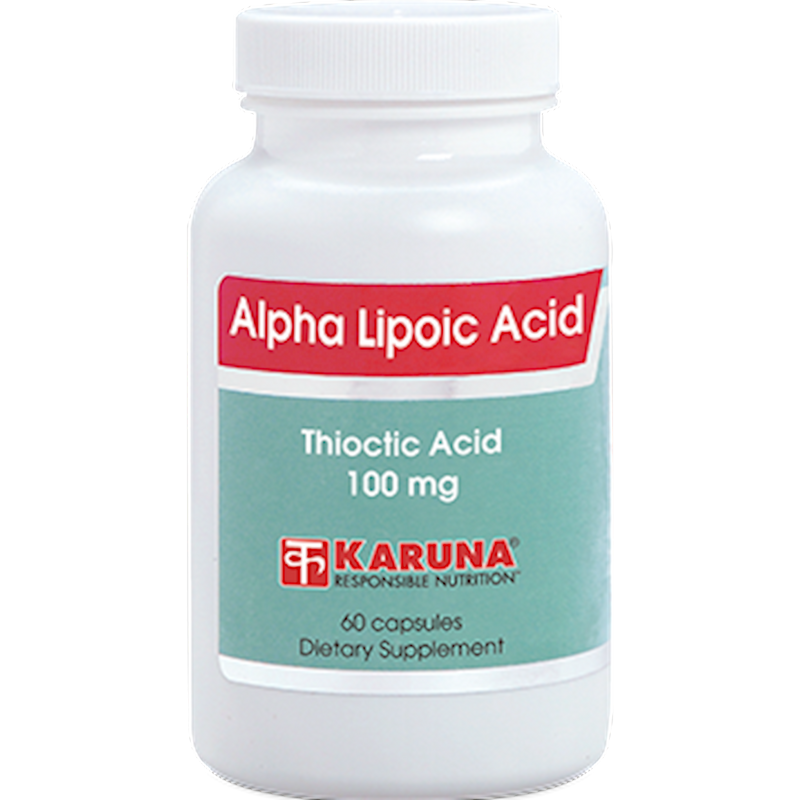 Alpha Lipoic Acid 100 mg (Karuna Responsible Nutrition) Front
