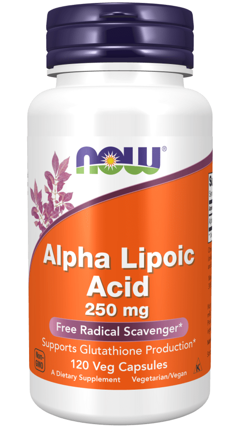 Alpha Lipoic Acid 250 mg (NOW) Front