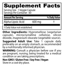 Alpha-Lipoic Acid 60ct (Doctors Best)