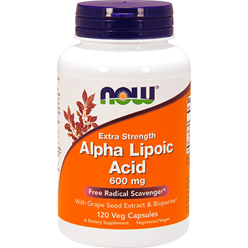 Alpha Lipoic Acid 600 mg (NOW) Front