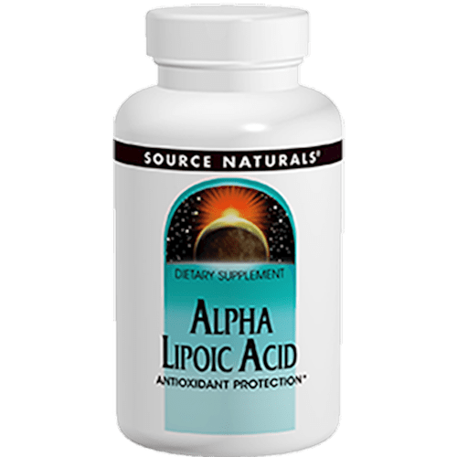 Alpha-Lipoic Acid Timed Release 300 mg (Source Naturals) Front