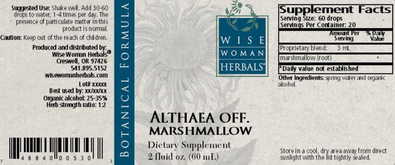 Althaea Marshmallow Wise Woman Herbals products