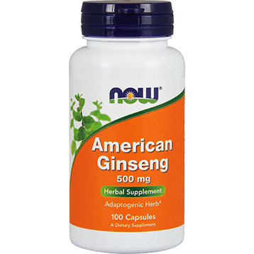 American Ginseng 500 mg (NOW) Front