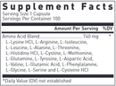 aminoblend douglas labs supplement facts