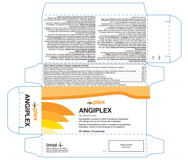 Angiplex (UNDA) label