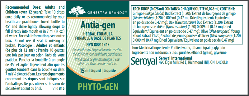 antiagen | anti-agen genestra label