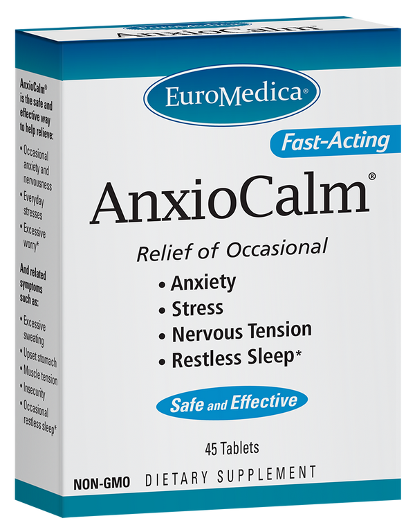 AnxioCalm 45 Tabs (Euromedica) Front