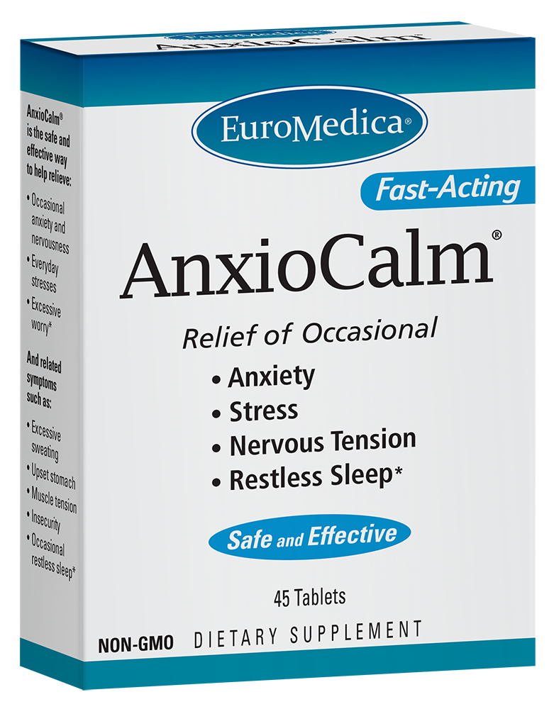 AnxioCalm 45 Tabs (Euromedica) Front