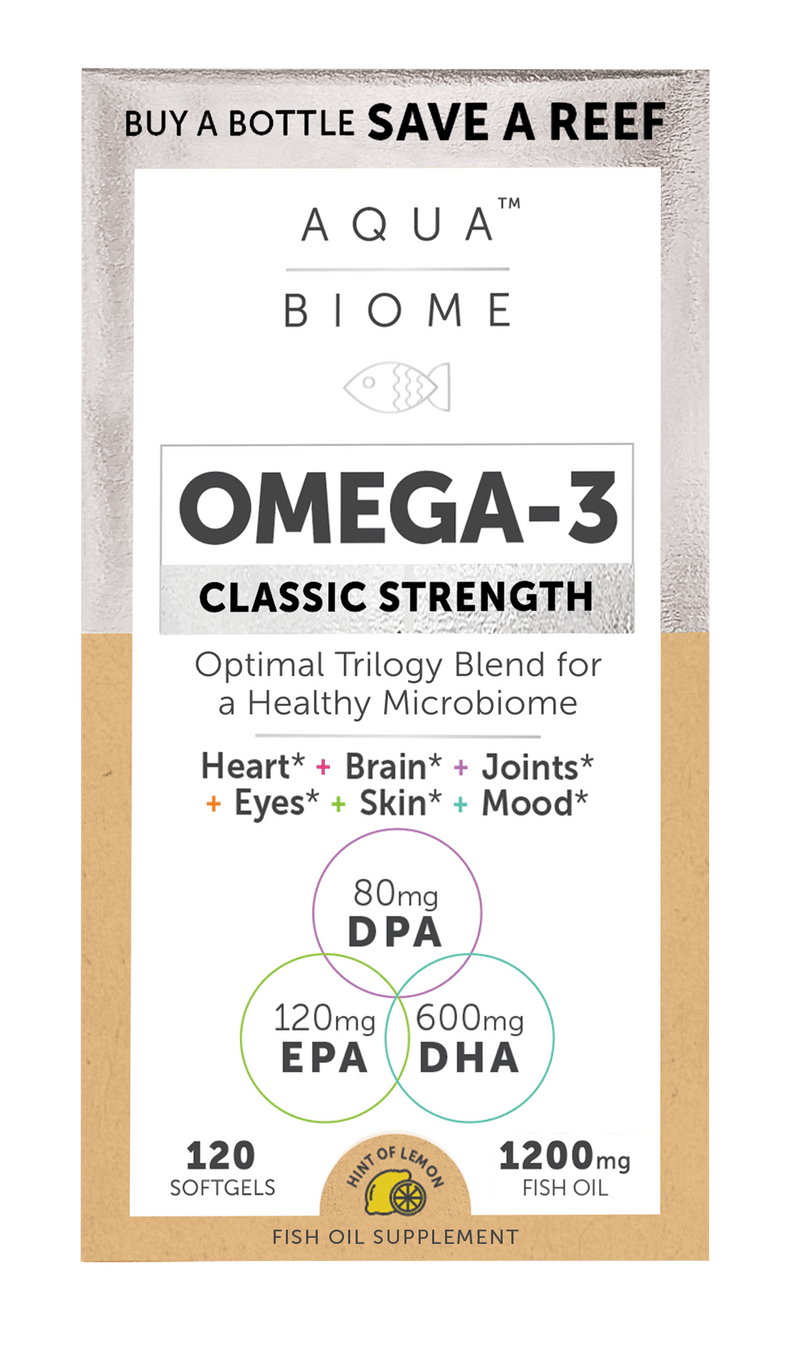 Aqua Biome Fish Oil Classic Strength (Enzymedica)