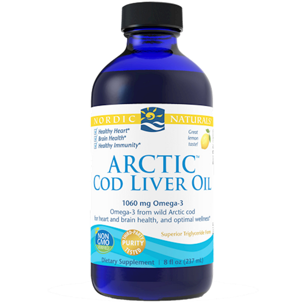 Arctic Cod Liver Oil Lemon (Nordic Naturals)