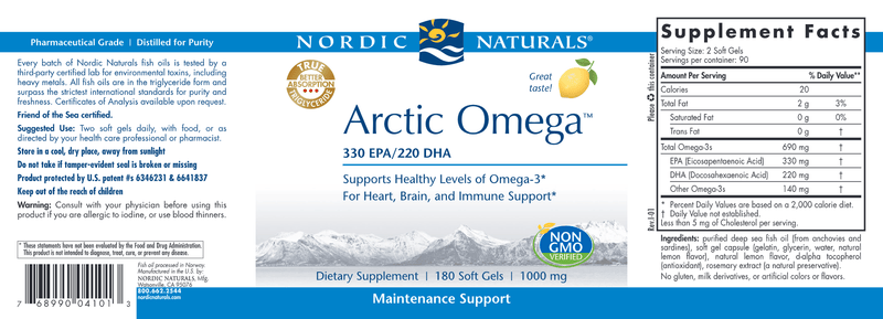 buy arctic omega soft gels lemon (nordic naturals)