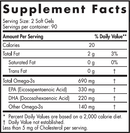 arctic omega soft gels lemon (nordic naturals) supplement facts