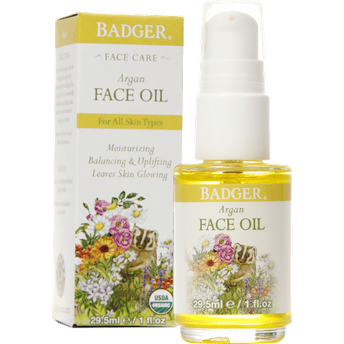 argan face oil badger