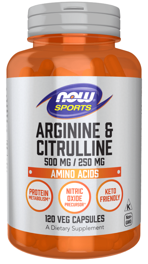 Arginine & Citrulline (NOW) Front