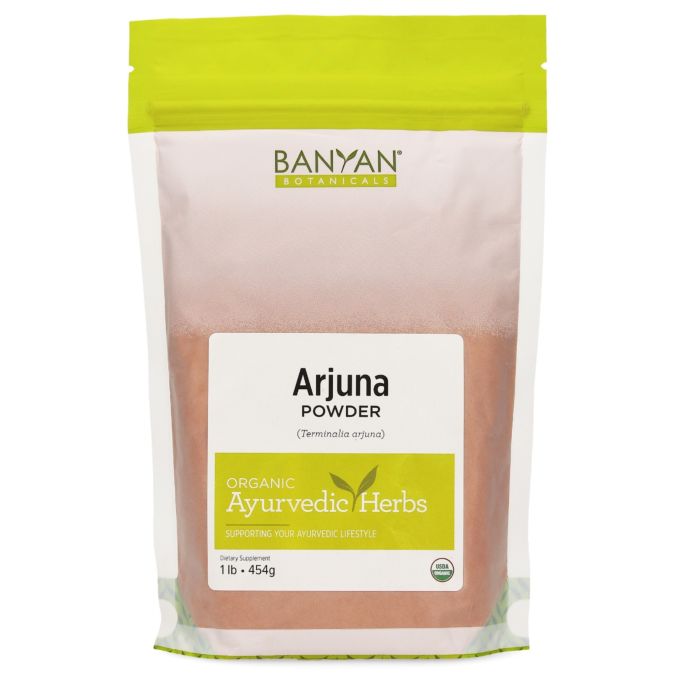 Arjuna Bark Powder Organic (Banyan Botanicals) Front