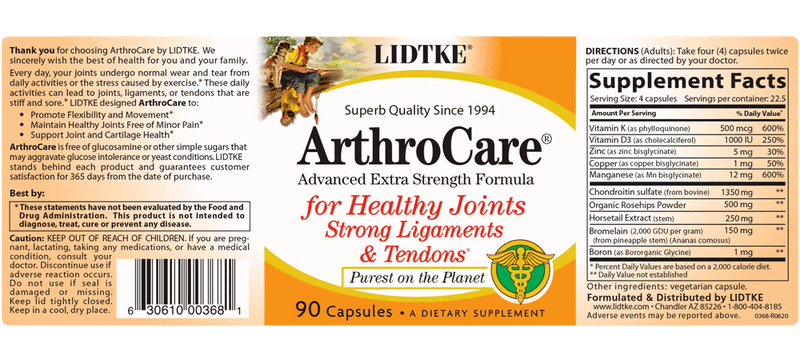 ArthroCare (Lidtke) Label