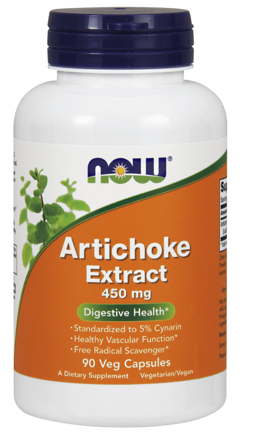 Artichoke Extract 450 mg (NOW) Front
