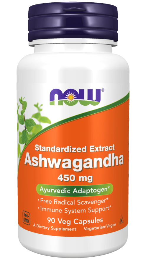 Ashwagandha 450 mg (NOW) Front