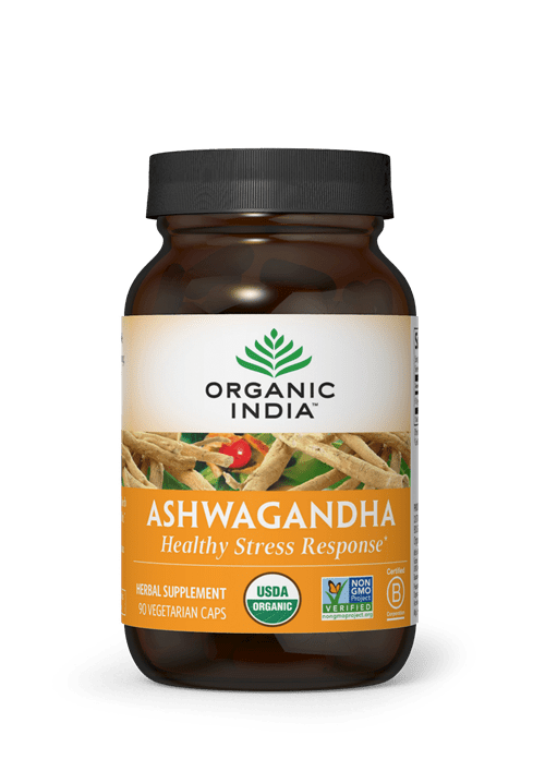 Ashwagandha 90ct (Organic India) Front