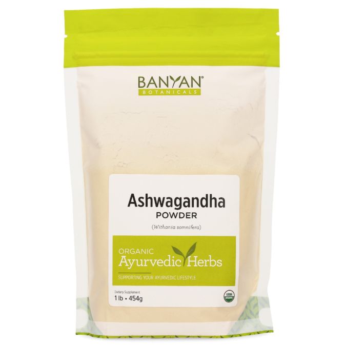 Ashwagandha (Certified Organic) (Banyan Botanicals) Front