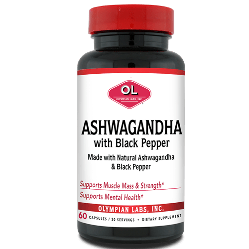 Ashwagandha with Black Pepper Olympian Labs