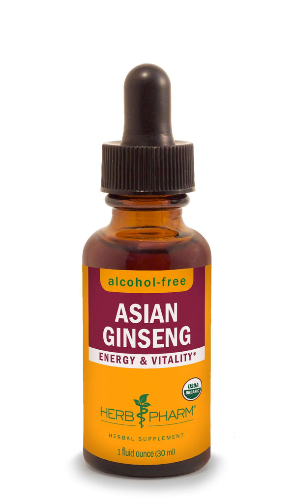 Asian Ginseng Alcohol-Free (Herb Pharm) 1oz