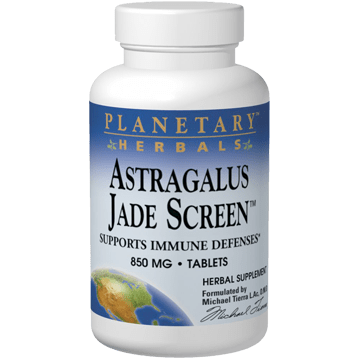 Astragalus Jade Screen 100ct (Planetary Herbals) Front