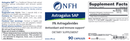 astragalus sap (nfh nutritional fundamentals) label