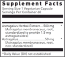astragalus max-v douglas labs supplement facts