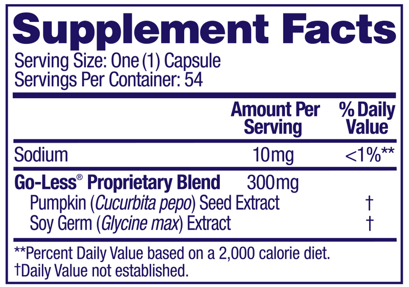 azo bladder control (i-health) supplement facts