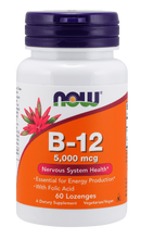 b-12 5000 mcg (now foods)