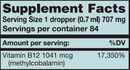 b-12 liquid (karuna responsible nutrition) supplement facts