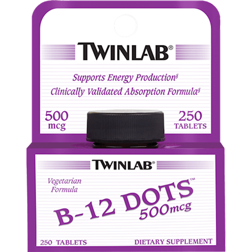 B-12 Dots 500 mcg (Twinlab) 250 Tablets
