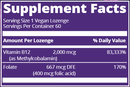 vitamin b-12 (metabolic response modifier) supplement facts