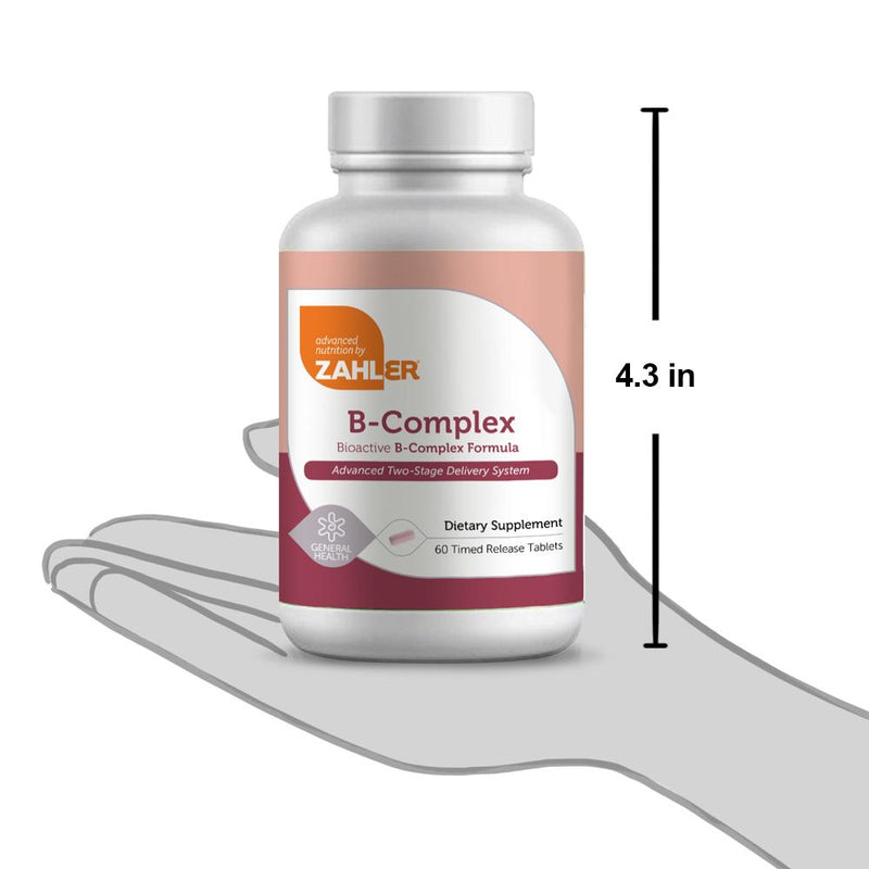 B-Complex Timed Release (Advanced Nutrition by Zahler) Size