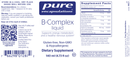b-complex liquid pure encapsulations label
