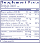 b-complex plus supplement facts