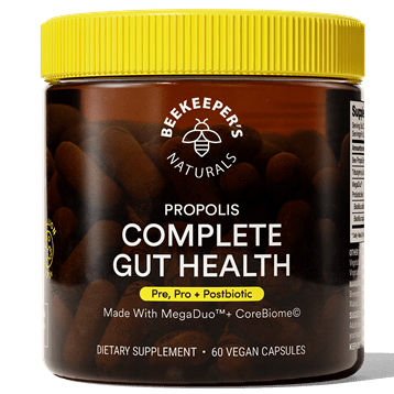 propolis complete gut health beekeeper's naturals