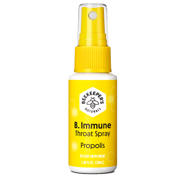 b. immune propolis throat spray beekeeper's naturals