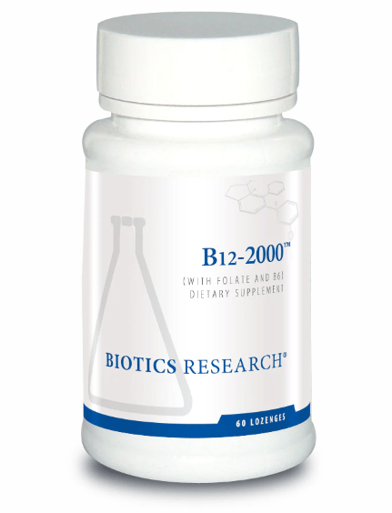 B12-2000 Lozenges (Biotics Research)