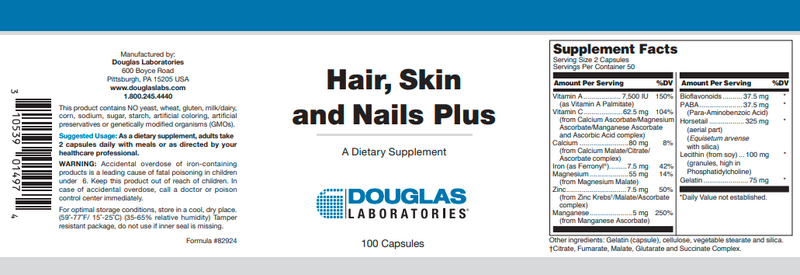 Buy Hair Skin Nail Formula Douglas Labs