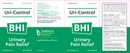 BHI uri-control tablets (medinatura bhi professional) label