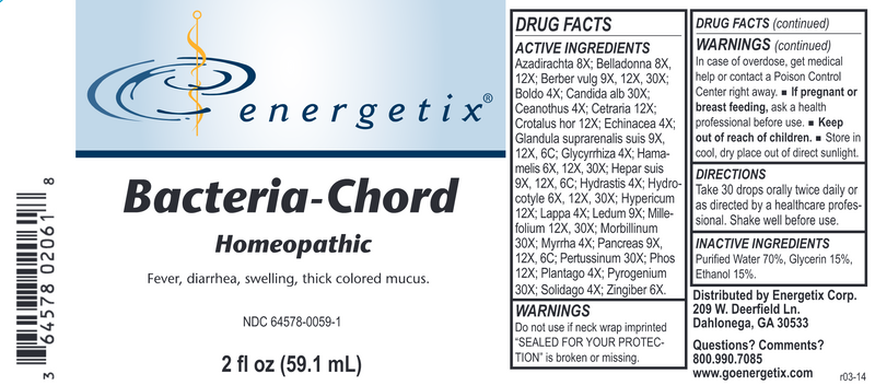 Bacteria-Chord (Energetix) Label