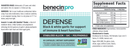 benecin defense pro label