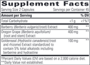 berberine complex (integrative therapeutics) supplement facts
