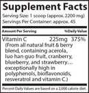 berry-c sweet (lidtke) supplement facts