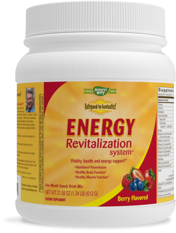 Fatigued to Fantastic!™ Energy Revitalization System™ 30-Day (Nature's Way) Berry