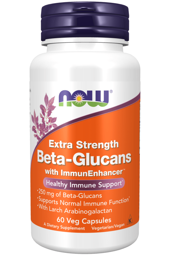 Beta-Glucans with ImmunEnhancer (NOW) Front