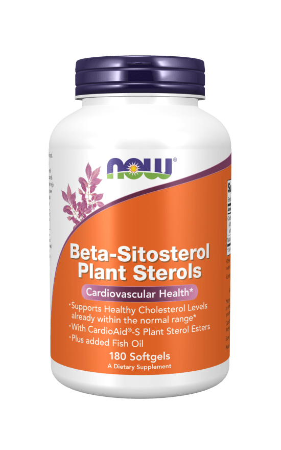 Beta-Sitosterol Plant Sterols (NOW) Front