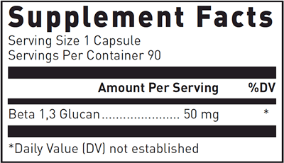 Beta 1,3 Glucan Douglas Labs supplement facts